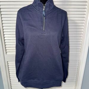 Charles River Apparel Navy‎ Crosswind Quarter-Zip Pullover NWT